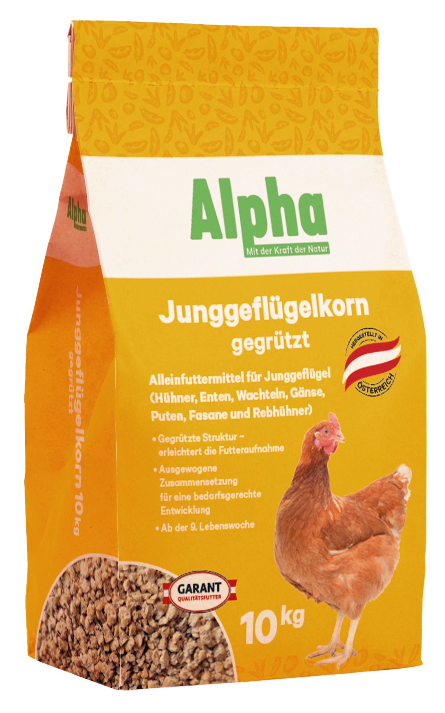 ALPHA Junggeflügelkorn - gegrützt 10 kg