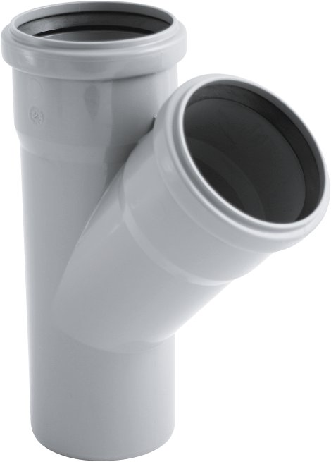 HTEA Einfachabzweig 45° 50x50 mm