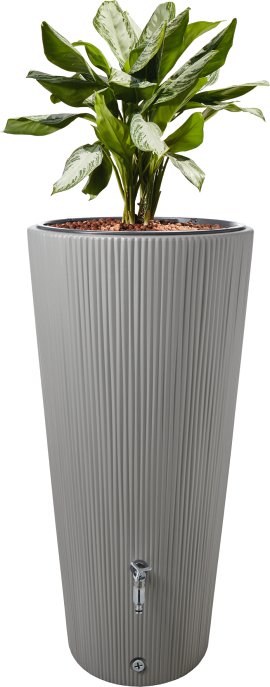 GARANTIA Regenwasser-Speicher Linus 2in1 Zinkgrau 220 l