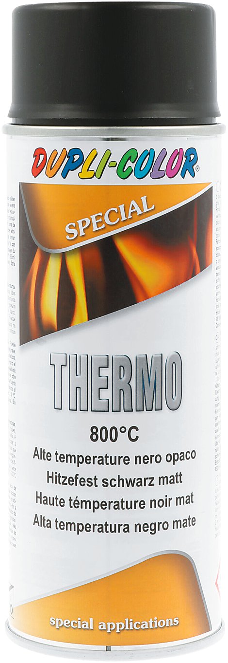 DUPLI-COLOR Thermospray 800°C Schwarz 400 ml