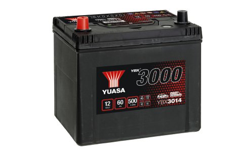 Yuasa Starterbatterie YBX3014 12V 60Ah