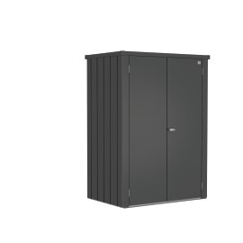 BIOHORT Terrassenschrank Romeo High, Dunkelgrau-Metallic