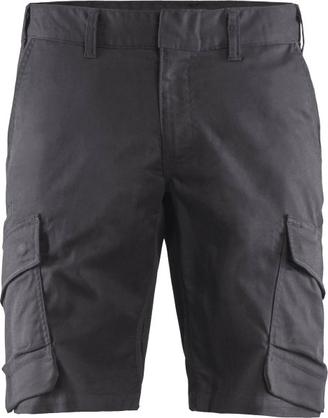 BLÅKLÄDER Herren Industrie Shorts Stretch mittelGrau/Schwarz 62