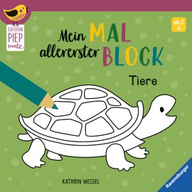 RAVENSBURGER Buch Mein allererster Malblock Tiere