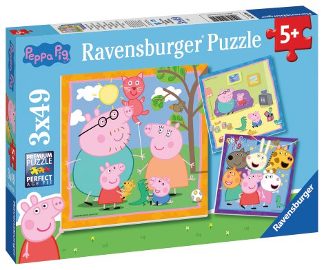 RAVENSBURGER Puzzle Peppas Familie und Freunde