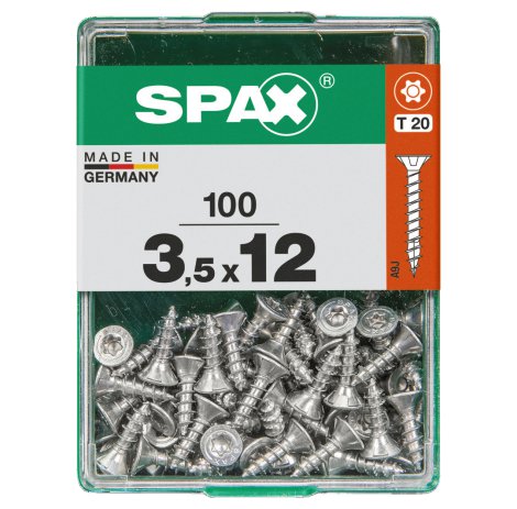 SPAX Schraube Senkkopf TRX 3,5x12 mm M 100 Stk.