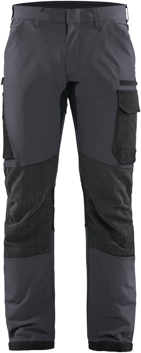 BLÅKLÄDER Service Arbeitshose 4-Wege-Stretch Mittelgrau/Schwarz C48