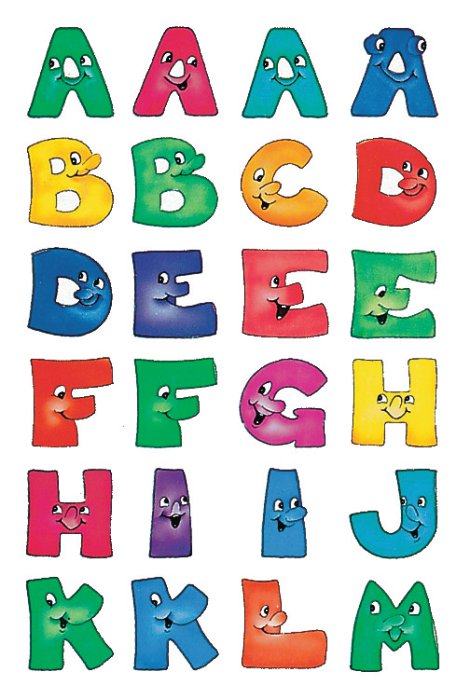 HERMA Buchstabenetikette 4194 bunt A-Z