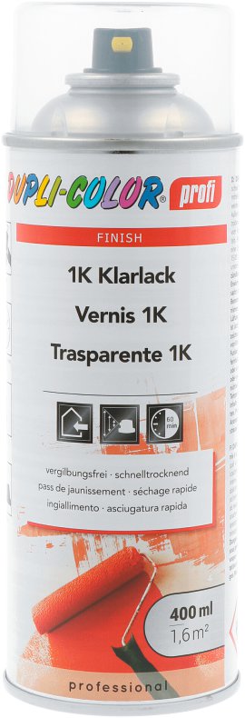 DUPLI-COLOR 1K-Klarlack Profi glänzend 400 ml