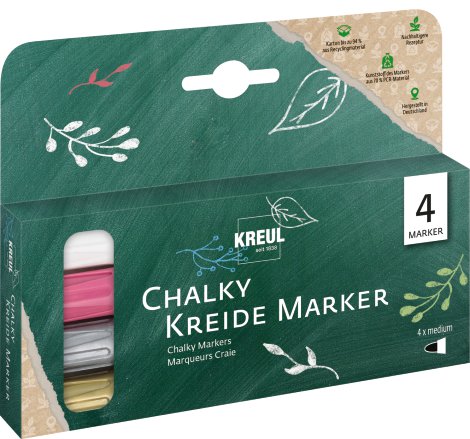 KREUL Kreidemarker Chalky Winter 4er-Set