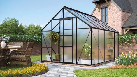 VITAVIA Gewächshaus Merkur 8300 HKP 4 mm Schwarz