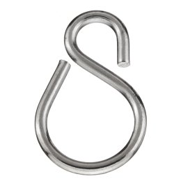 S-Haken geschlossen Messing 3x37 mm 2 Stk.