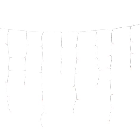 LED-Lichtervorhang Eisregen Outdoor 80 Dioden Warmweiß