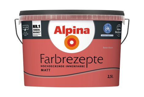 ALPINA Farbrezepte Roter Ahorn 2,5 l