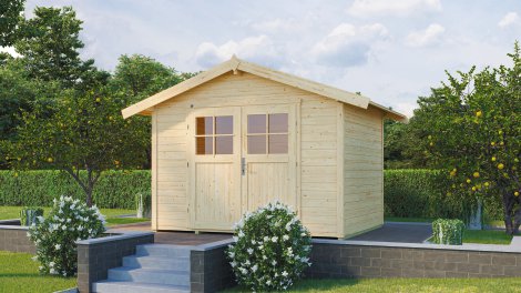 WEKA Gartenhaus 122 natur Gr. 3 28 mm