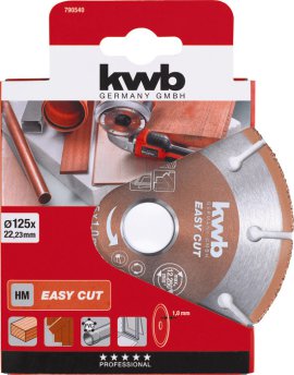 KWB Trennscheibe Easy Cut HM 125 mm