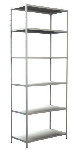 SCHULTE REGALWELT Grundregal 6 Böden Weiß