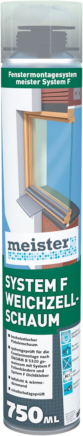 MEISTER SYSTEM F Weichzellschaum 750 ml