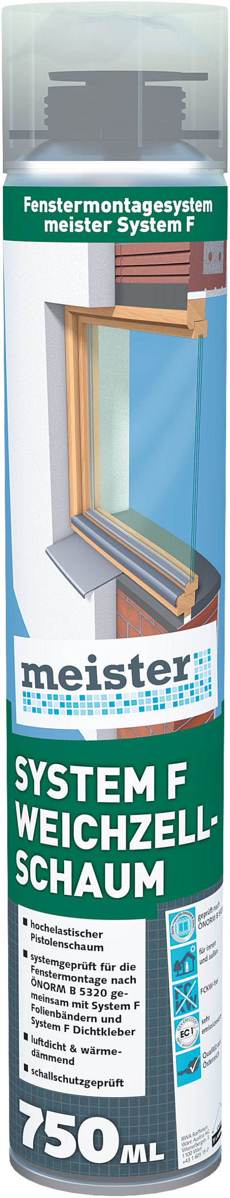 MEISTER Weichzellschaum System F 750 ml
