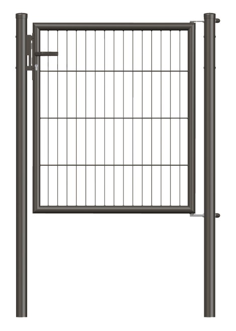 ALBERTS Stabgitter Einzeltor Anthrazit 1000x750 mm