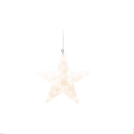 LED-Figur Outdoor Stern Acryl 40 LEDs Warmweiß