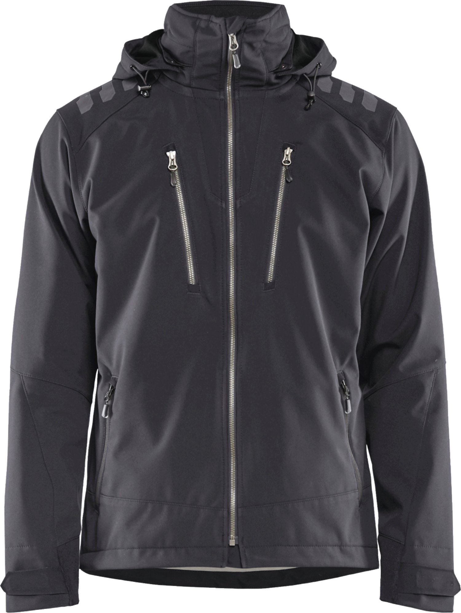 BLÅKLÄDER Softshell Jacke dunkelgrau/schwarz