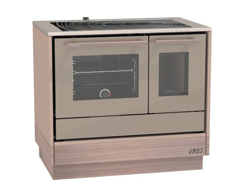 LOHBERGER Jubiläumsherd Rechts 1925 Beige Grau