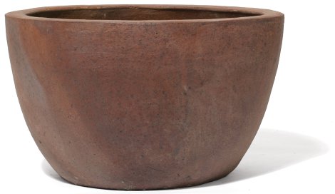 Pflanzgefäß Augsburg Steinzeug Braun 33 cm