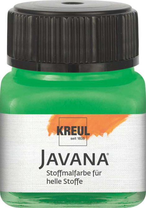 KREUL Stoffmalfarbe für helle Stoffe Brillantgrün 20 ml