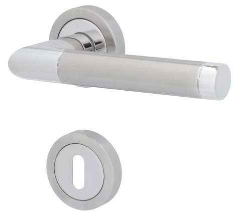 ALPERTEC Türbeschlag Fair V-R Edelstahl poliert satiniert BB