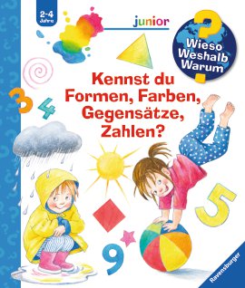 RAVENSBURGER Buch Kennst du Formen Farben Gegensätze Zahlen