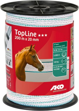 AKO Band TopLine, weiß/petrol