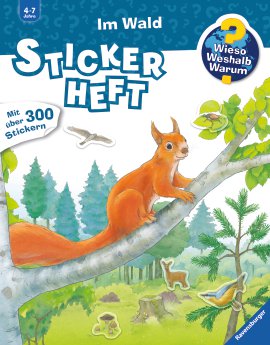 RAVENSBURGER Buch Stickerheft Im Wald