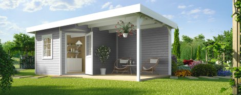 WEKA Designhaus 213B Grau Größe 2