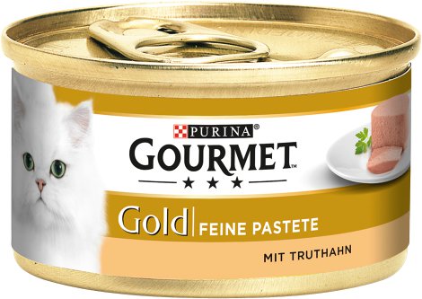 GOURMET Gold Feine Pastete Truthahn 12x85 g