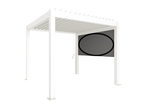 BIOHORT Sonnenschutzrolle Weiß 3 m