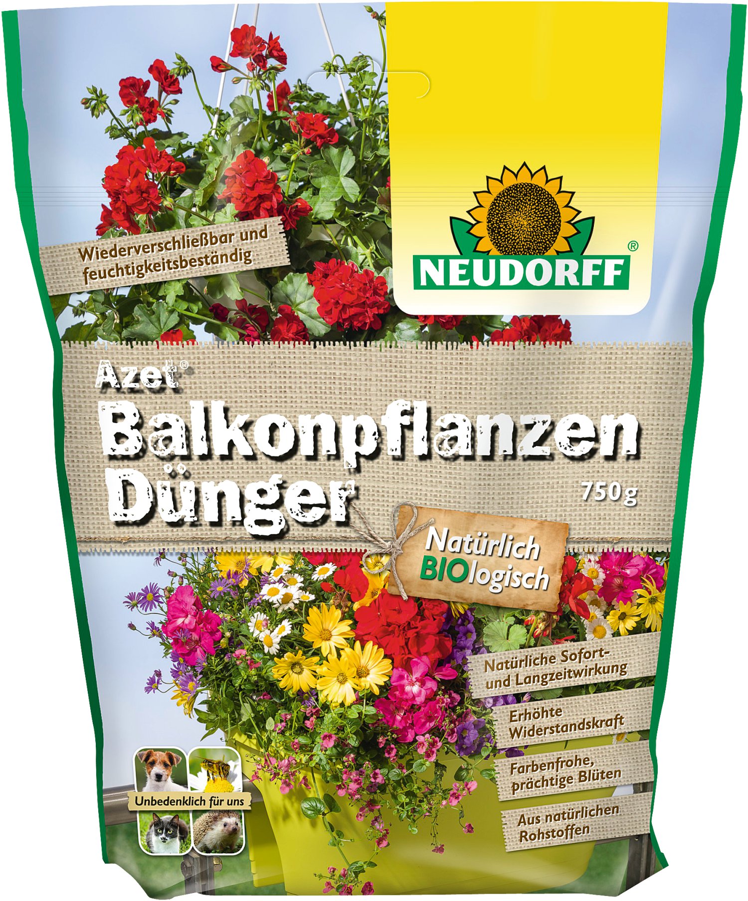 NEUDORFF® Azet BalkonpflanzenDünger 750 g