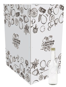 Geradehals mit Verschluss 350 ml 500 Stk.