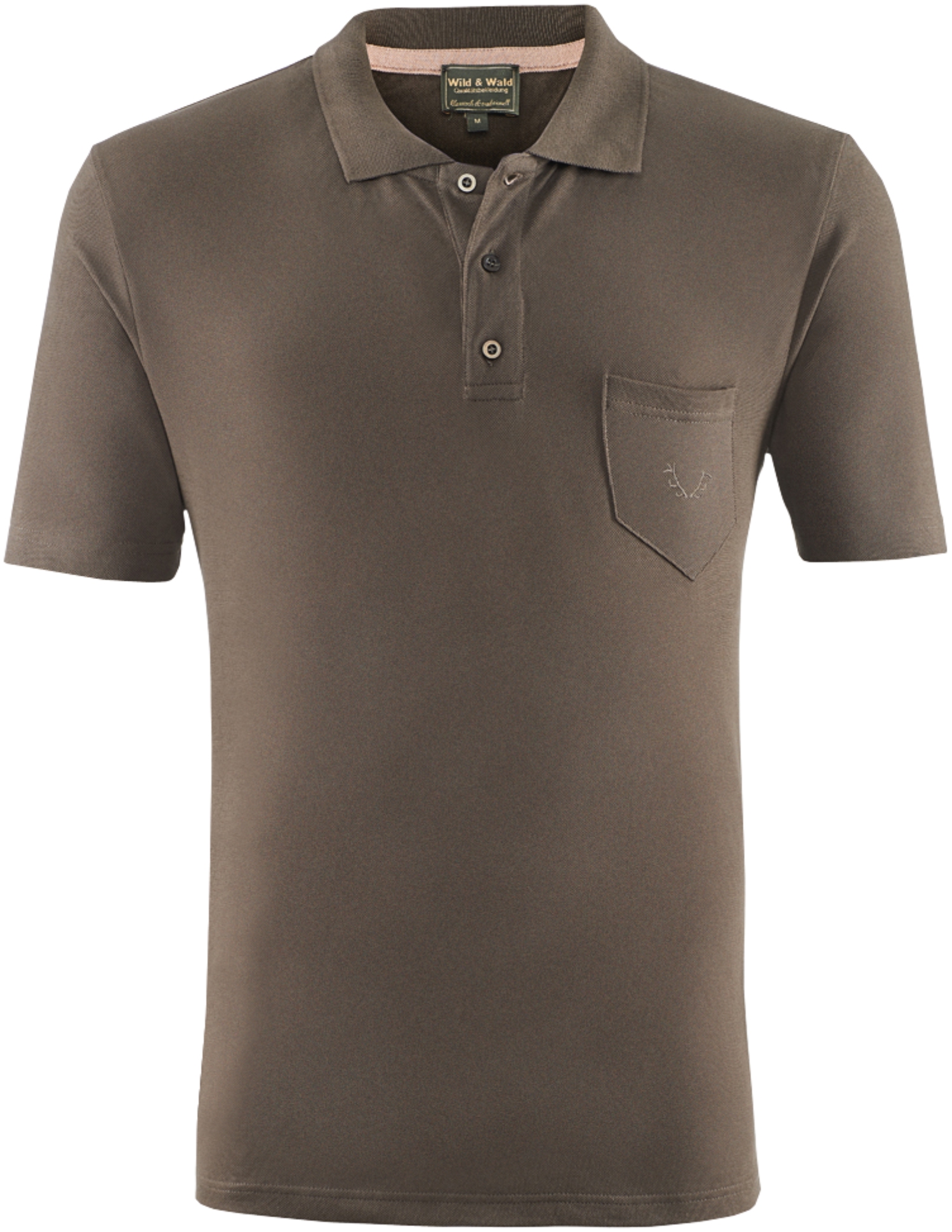 Wild & Wald Herren Kurzarm Polo Bert