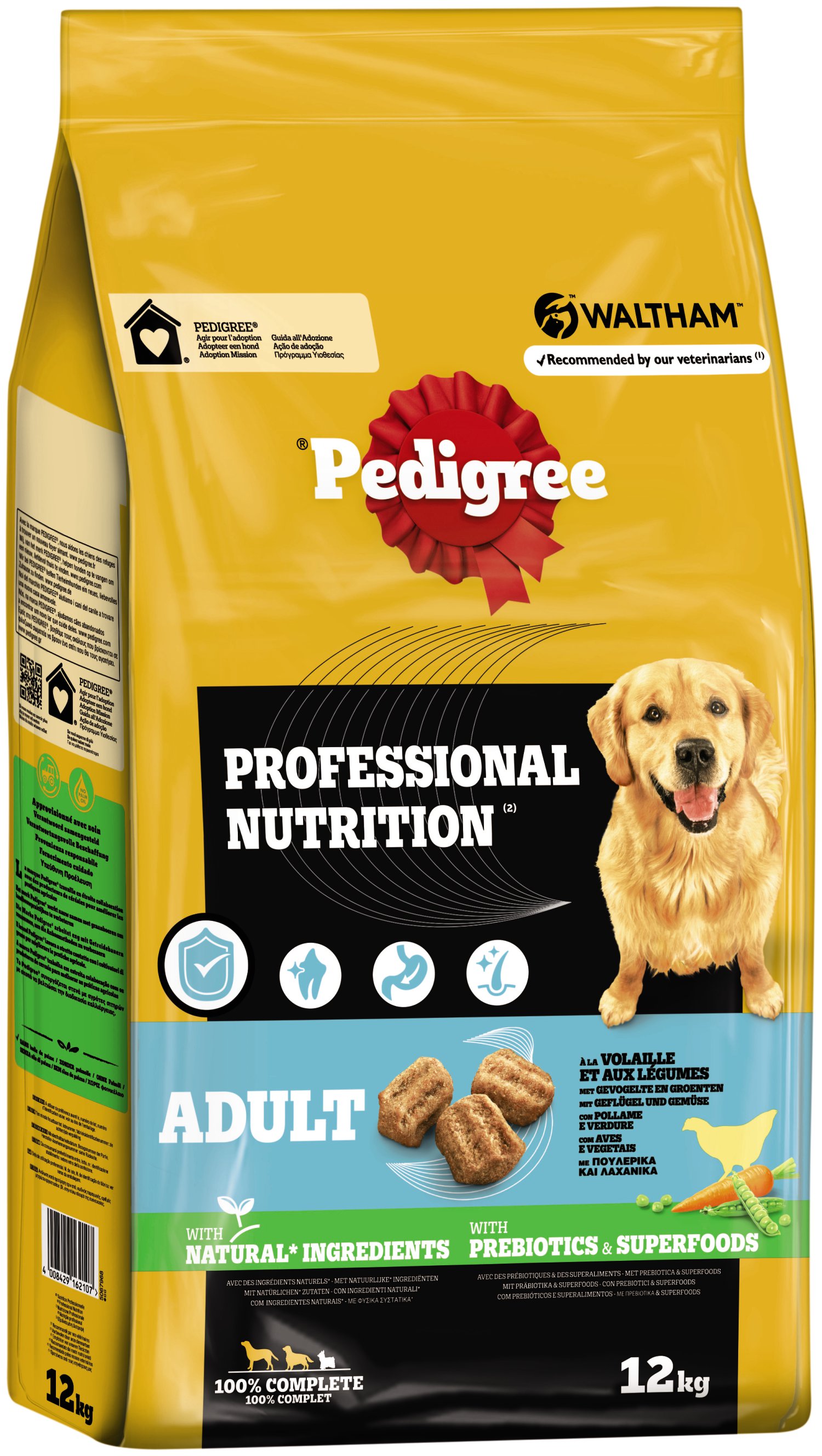 PEDIGREE® Professional Nutrition Trocken mit Geflügel 12 kg