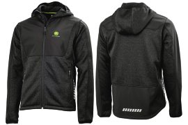 John Deere Fleecejacke schwarz