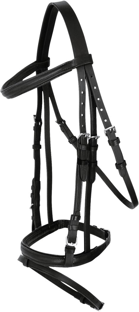 Trensenzaum Standard für Shetty, schwarz