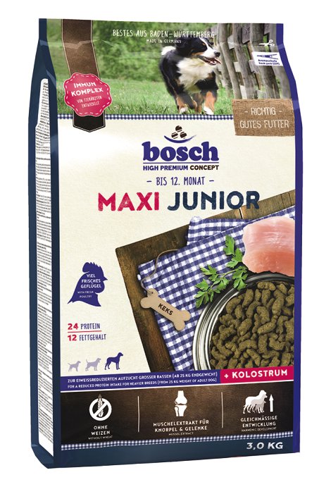 BOSCH Hundenahrung Maxi Junior 3 kg