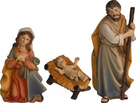 Heilige Familie 7 cm, 3-tlg.