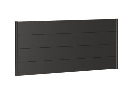 BIOHORT Wandpaneel für Sichtschutz O AC-GL 200 cm, dunkelgrau-metallic