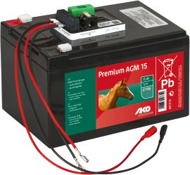 AKO Premium AGM 15 Ah Komplettset