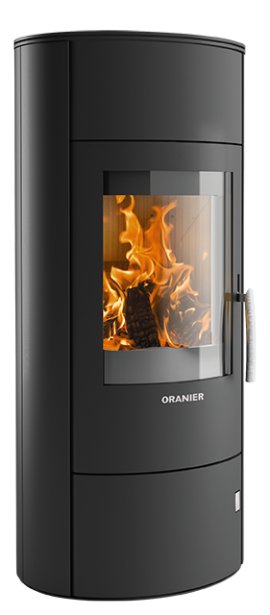 ORANIER Kaminofen Polar W+ 2.0 (6,5 kW) Schwarz