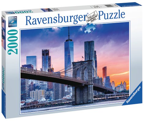 RAVENSBURGER Puzzle Von Brooklyn nach Manhattan 2000-tlg.