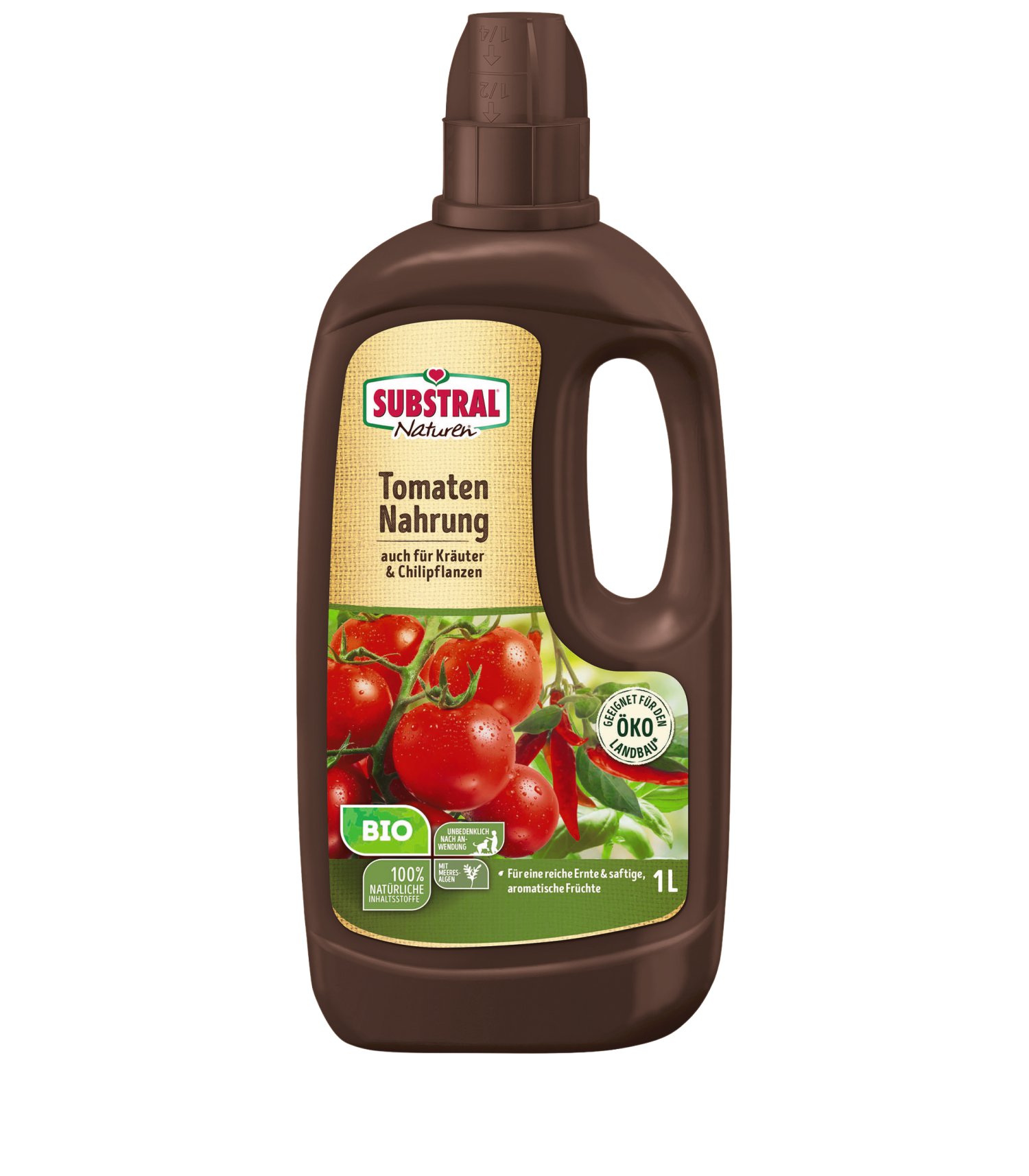 SUBSTRAL® Naturen® Tomaten & Kräuter Nahrung Bio 1 l