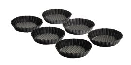 Tortelett 6er-Set antihaftbeschichtet 10 cm